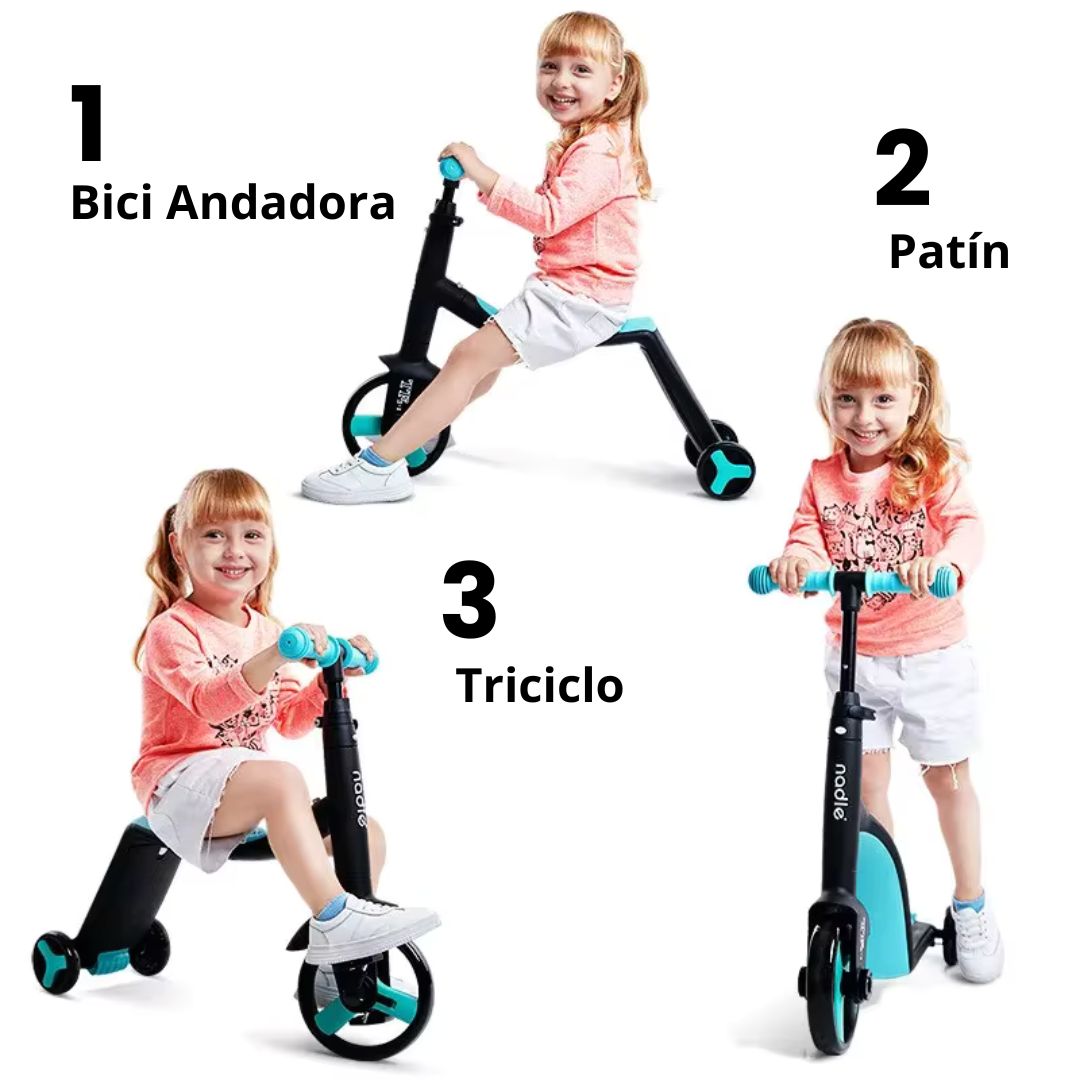 TricicloScoot - Patín 3 en 1