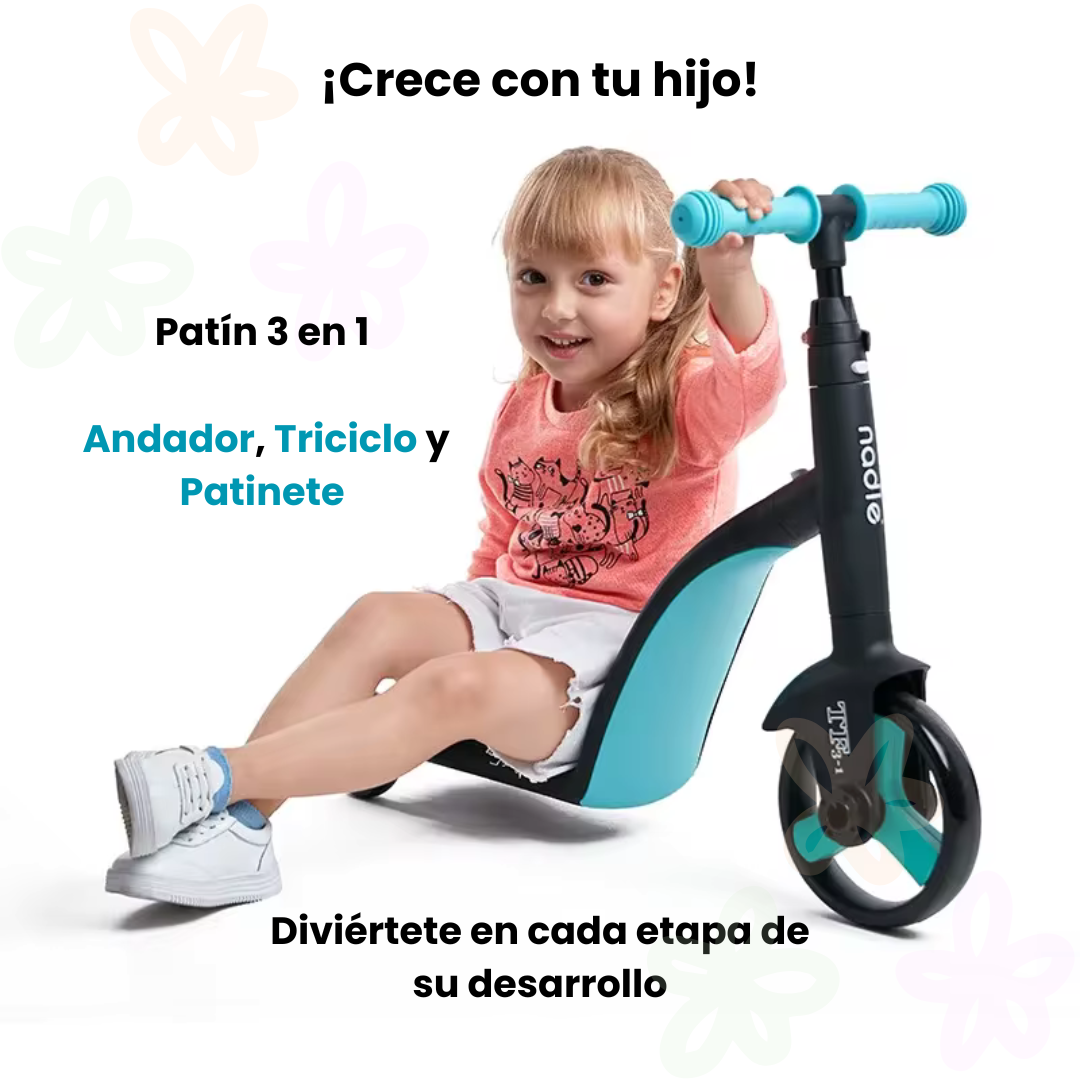 TricicloScoot - Patín 3 en 1