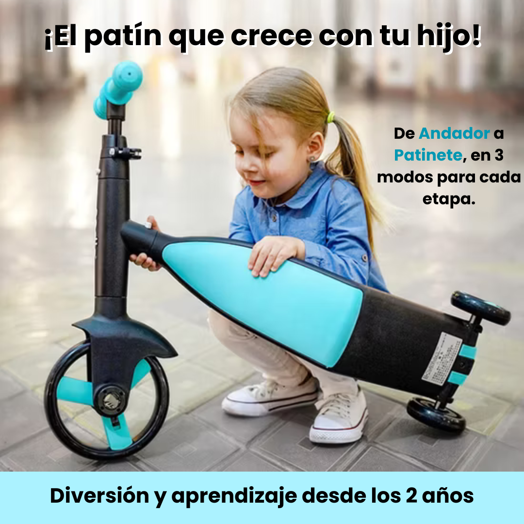 TricicloScoot - Patín 3 en 1