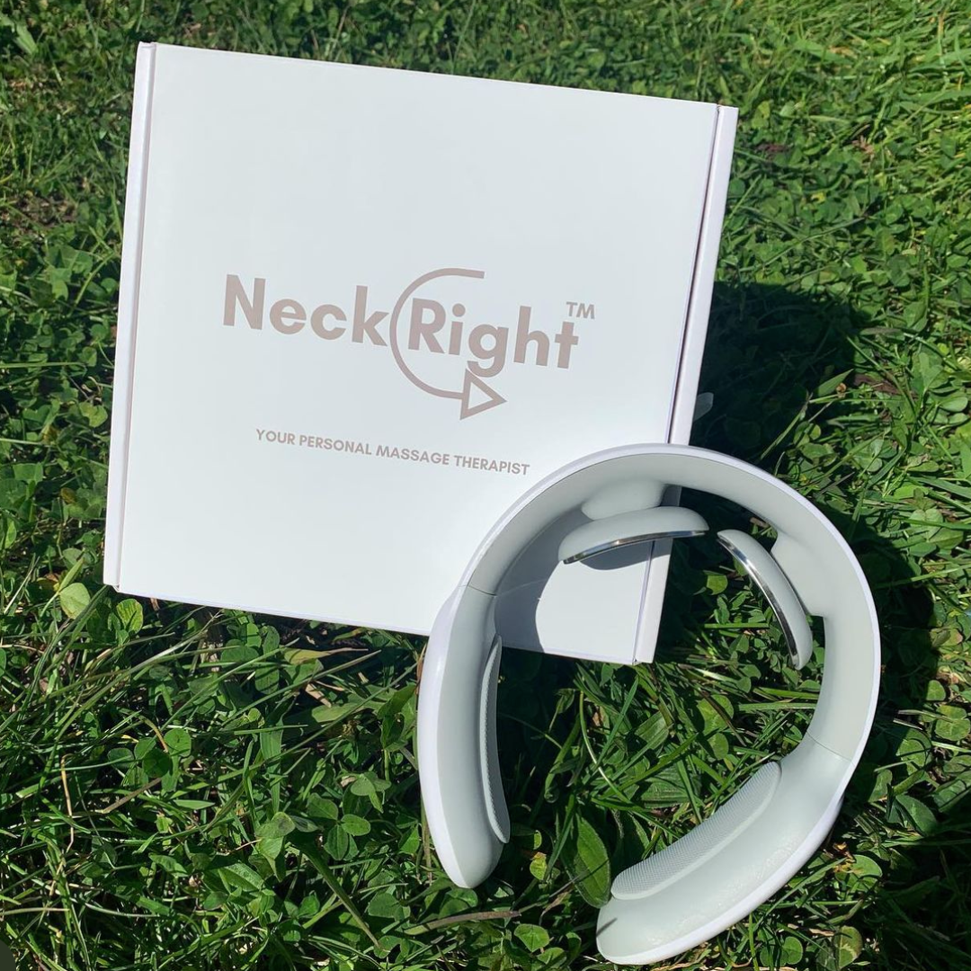 Neck Right Pro- Masajeador Cervical+ x2 Parches Electromagnéticos GRATIS